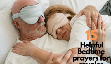 15 Helpful Bedtime Prayers For Couples