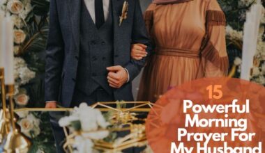 15 Powerful Morning Prayer For My Husband