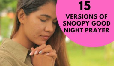 Snoopy Good Night Prayer