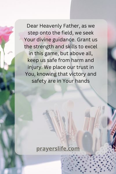 A Prayer For Football Game Success And Safety