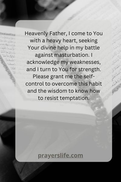 A Prayer To Stop Masturbation