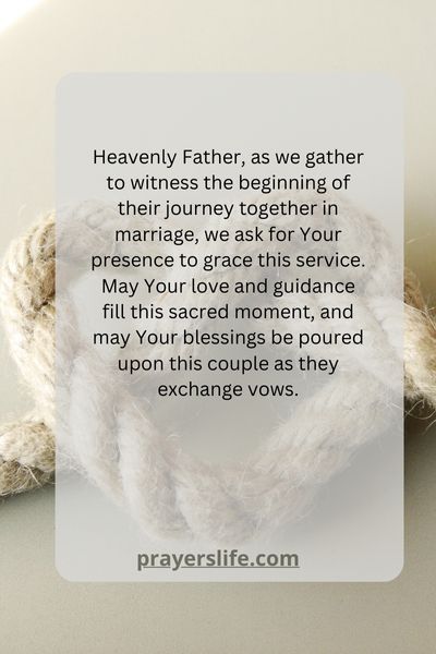A Spiritual Commencement: Prayers For The Wedding Service