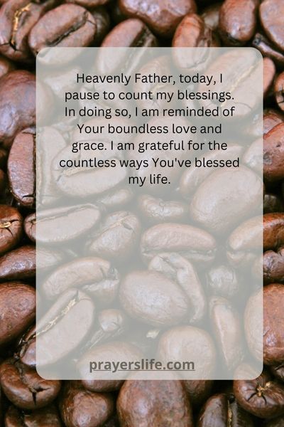 Counting Your Blessings In Prayer