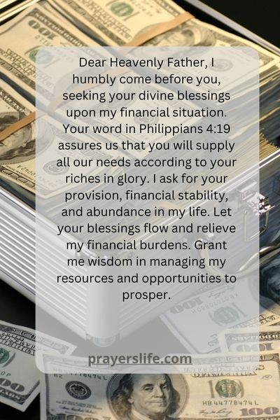Financial Blessing Prayers