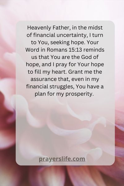 Finding Hope In Prayer For Financial Miracles