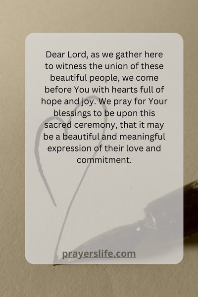 Nuptial Blessings Sacred Prayers For The Wedding Ceremony