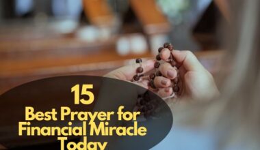 Prayer For Financial Miracle Today