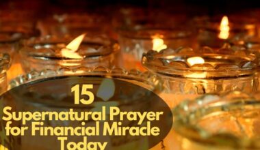Prayer For Financial Miracle Today