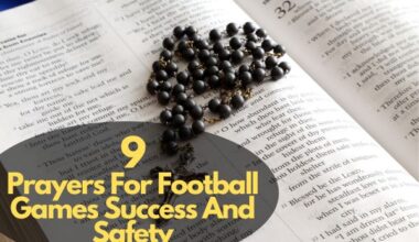 Prayers For Football Games Success And Safety