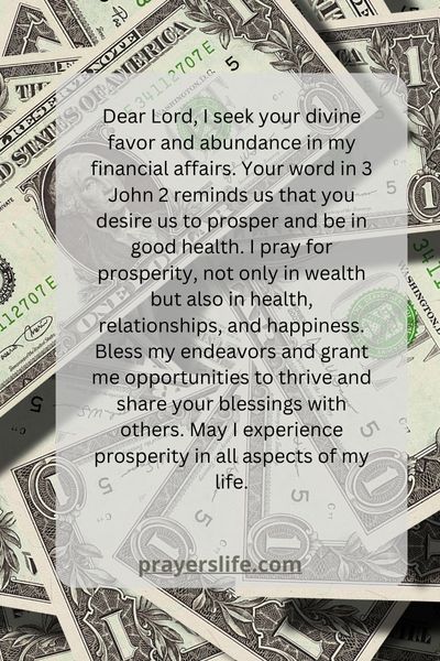 Prayers For Prosperity And Abundance