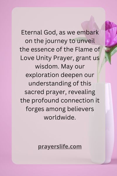 Exploring The Flame Of Love Unity Prayer