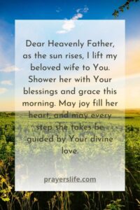 20 Powerful Good Morning Prayer For My Wife