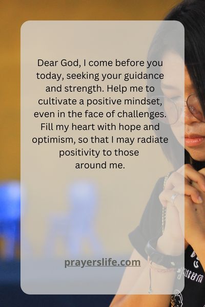 A Prayer For Cultivating Positivity And Inner Strength