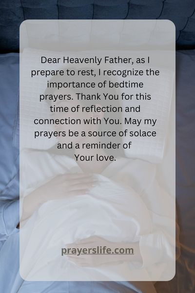 The Importance Of Bedtime Prayers