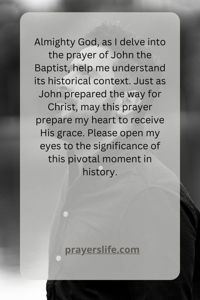Prayer Of John The Baptist