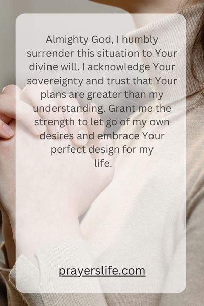 Surrendering To The Divine Will