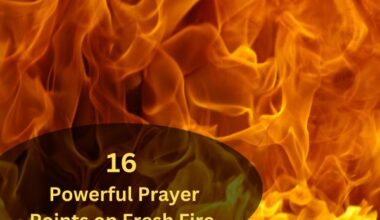 16 Powerful Prayer Points On Fresh Fire