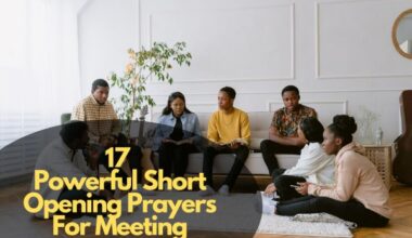 Short Opening Prayers For Meeting