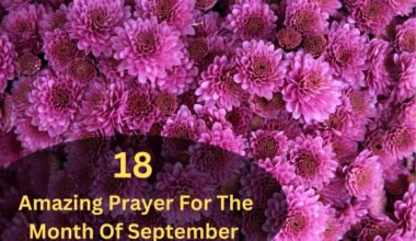 18 Amazing Prayer For The Month Of September