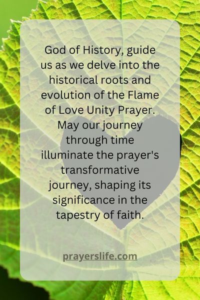Historical Roots And Evolution Of The Flame Of Love Unity Prayer