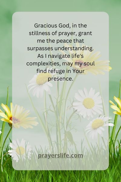 Finding Peace In Prayer