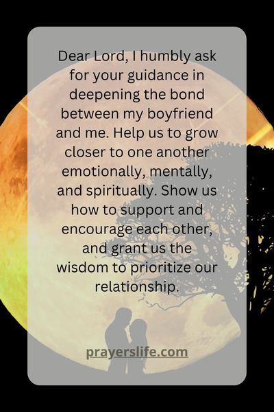 Seeking God'S Guidance For A Stronger Bond With My Boyfriend