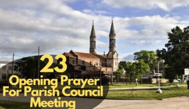 23 Opening Prayer For Parish Council Meeting