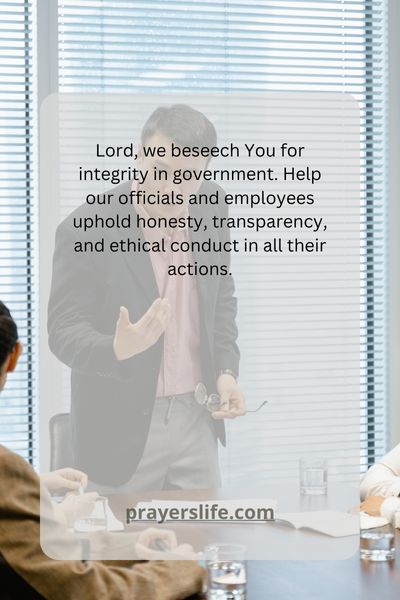 Praying For Integrity