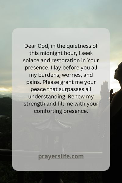 Finding Solace And Restoration Through Midnight Prayers