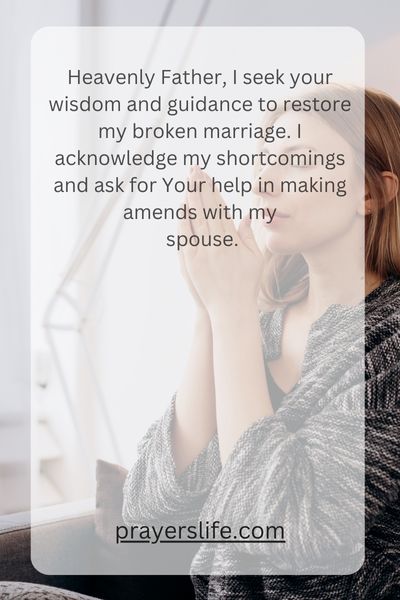 Seeking Divine Guidance: A Prayer To Restore Your Marriage