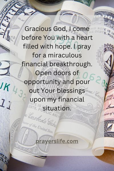Praying For Financial Breakthrough