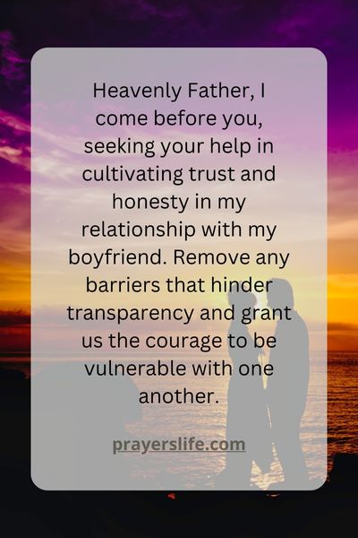 Praying For Trust And Honesty In Our Relationship