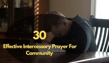 30 Effective Intercessory Prayer For Community