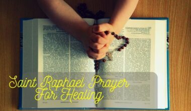 Saint Raphael Prayer For Healing