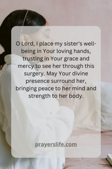 15 Effective Prayer For My Sister Before Surgery