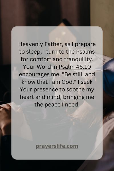&Quot;Psalm'S Soothing Prayer For A Peaceful Sleep&Quot;
