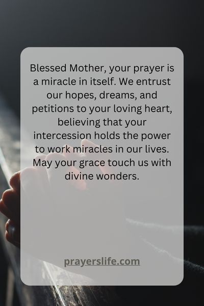 Miracle-Working Prayer To The Blessed Mother