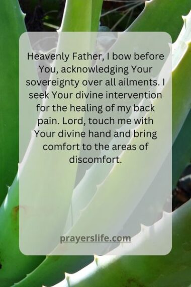 17 Effective Prayer For Healing Back Pain