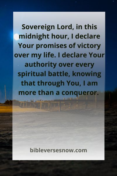5. Midnight Declarations For Spiritual Victory. Courageous Spirit. Spiritual Wealth