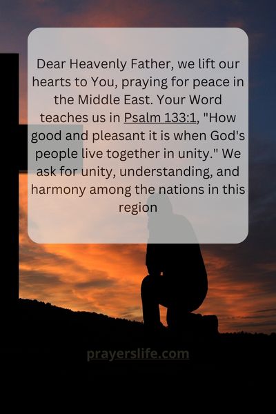 A Call For Unity Prayers For Peace In The Middle East