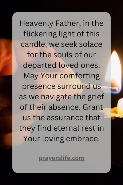 A Candle-Lit Prayer For Departed Souls