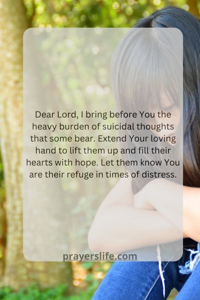 A Catholic Prayer For Suicidal Thoughts