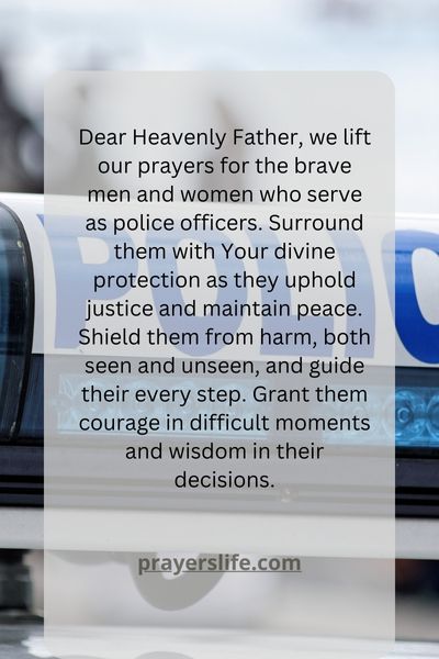 A Catholic Prayer For The Safety Of Police Officers