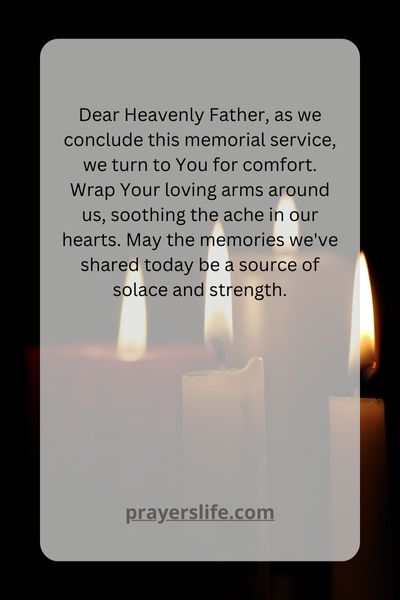 A Closing Prayer For Memorial Remembrance