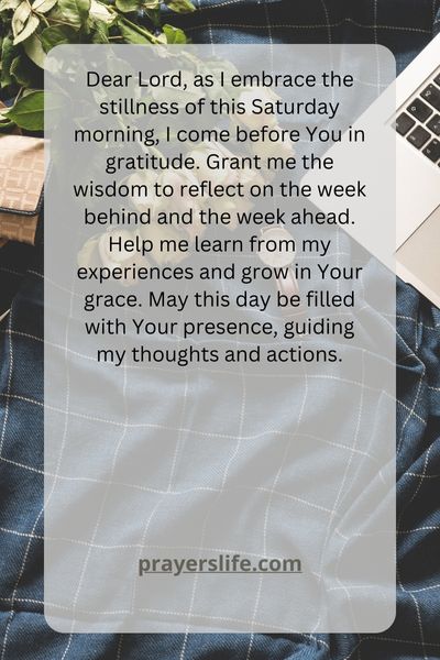 A Day Of Reflection: Saturday Morning Prayers