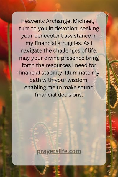 A Devotional Prayer To Archangel Michael For Financial Assistance