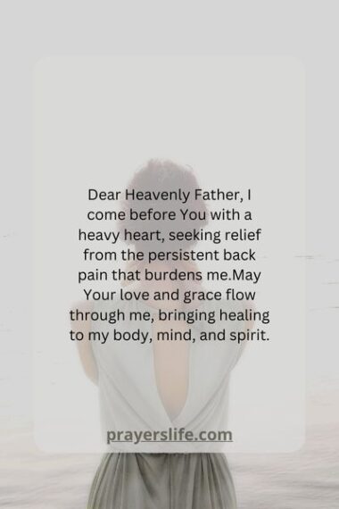 23 Best Prayer For Healing Of Back Pain