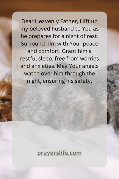 A Heartfelt Good Night Prayer For My Beloved Husband