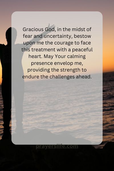 A Heartfelt Prayer For Courage And Peace Amidst Chemo Treatment