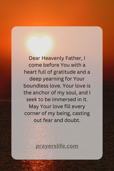 A Heartfelt Prayer For Gods Love